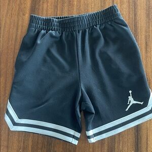 Jordan Black Shorts with Silver Logo